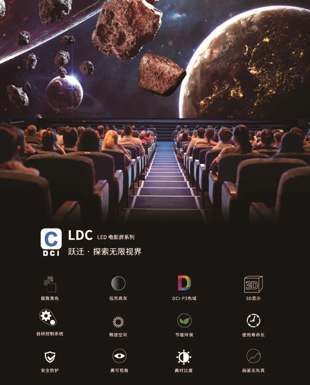 “自研+合作”全面开花，zoty中欧官方成业内LED电影屏通过DCI认证最多企业